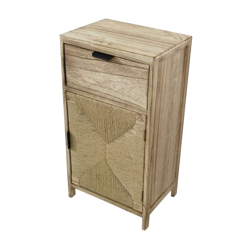 AZEL - mobiletto in legno con 1 cassetto e 1 anta