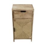 AZEL - mobiletto in legno con 1 cassetto e 1 anta