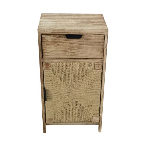 AZEL - mobiletto in legno con 1 cassetto e 1 anta