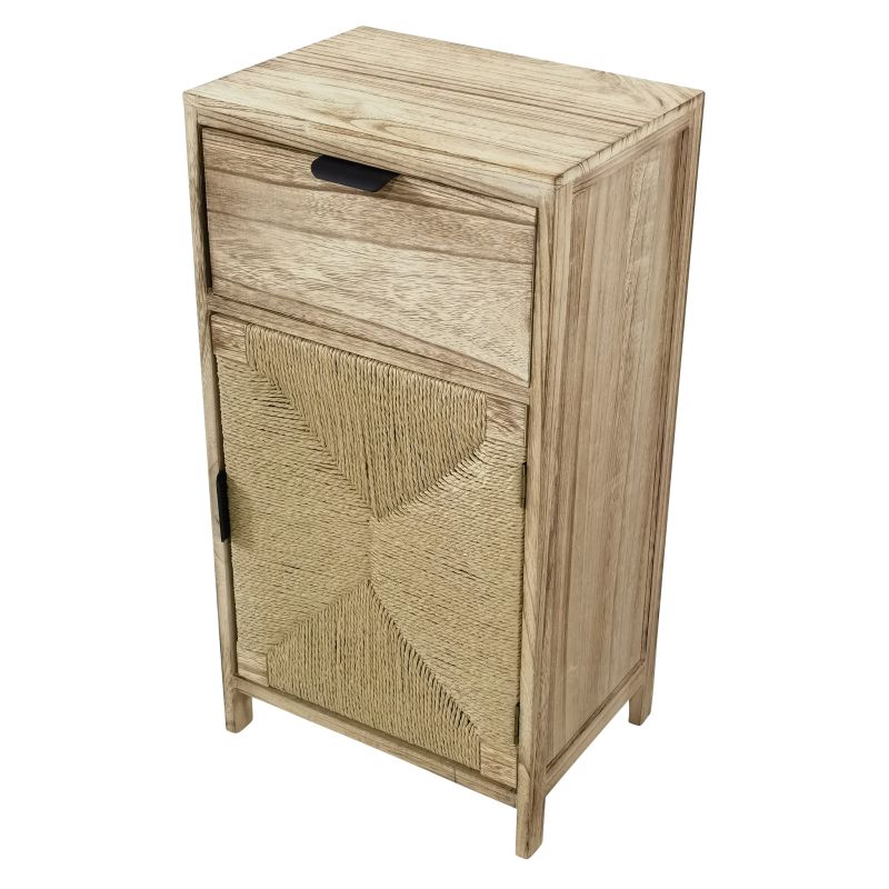 AZEL - mobiletto in legno con 1 cassetto e 1 anta