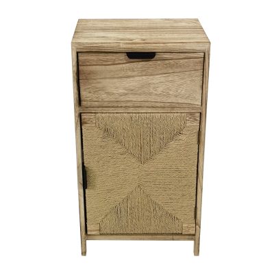 AZEL - mobiletto in legno con 1 cassetto e 1 anta
