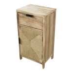 AZEL - mobiletto in legno con 1 cassetto e 1 anta