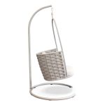 MATISSE - dondolo con struttura in allumino beige con corda beige