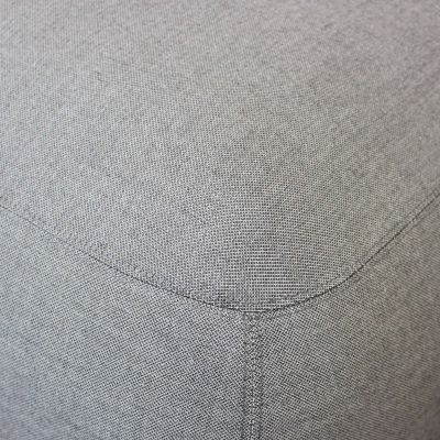 BARTON - poltrona con struttura in alluminio e 