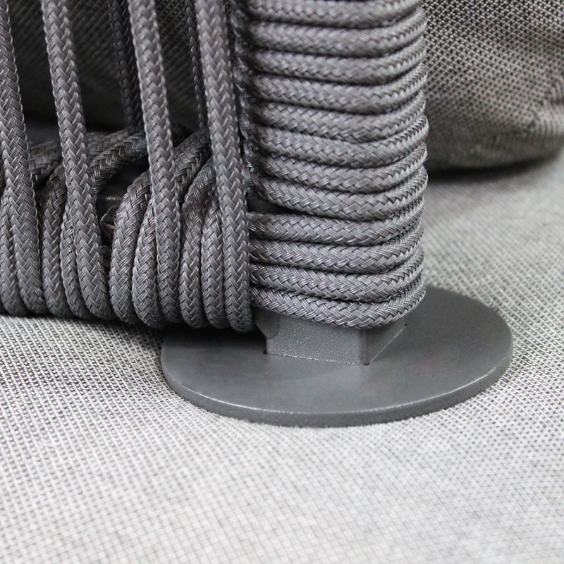 BARTON - divano con struttura in alluminio