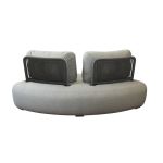 BARTON - divano con struttura in alluminio