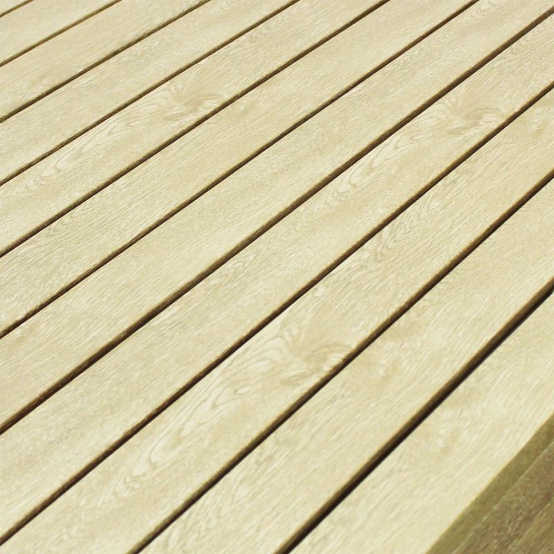 NAMOR - salotto con struttura in alluminio verniciato effetto legno