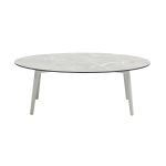 ZELDA - salotto con struttura in alluminio grigio chiaro