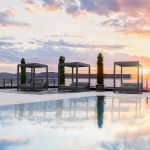 FEDRA - gazebo letto con struttura in alluminio color antracite