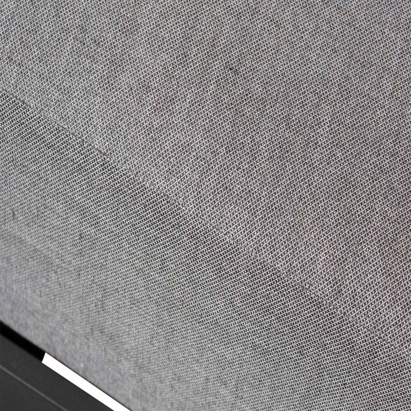 FEDRA - gazebo letto con struttura in alluminio color antracite
