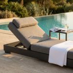 FEDRA - lettino con struttura in alluminio 