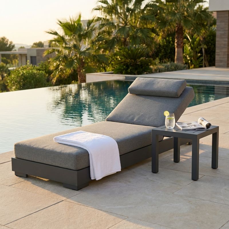 FEDRA - lettino con struttura in alluminio 