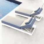 FEDRA - lettino con struttura in alluminio 