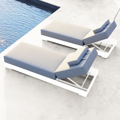 FEDRA - lettino con struttura in alluminio 