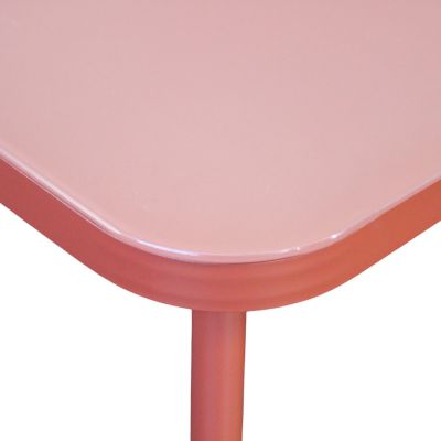 GALASSIA - salotto con struttura in alluminio bianco, rosso o antracite, rivestimento in corda in pvc