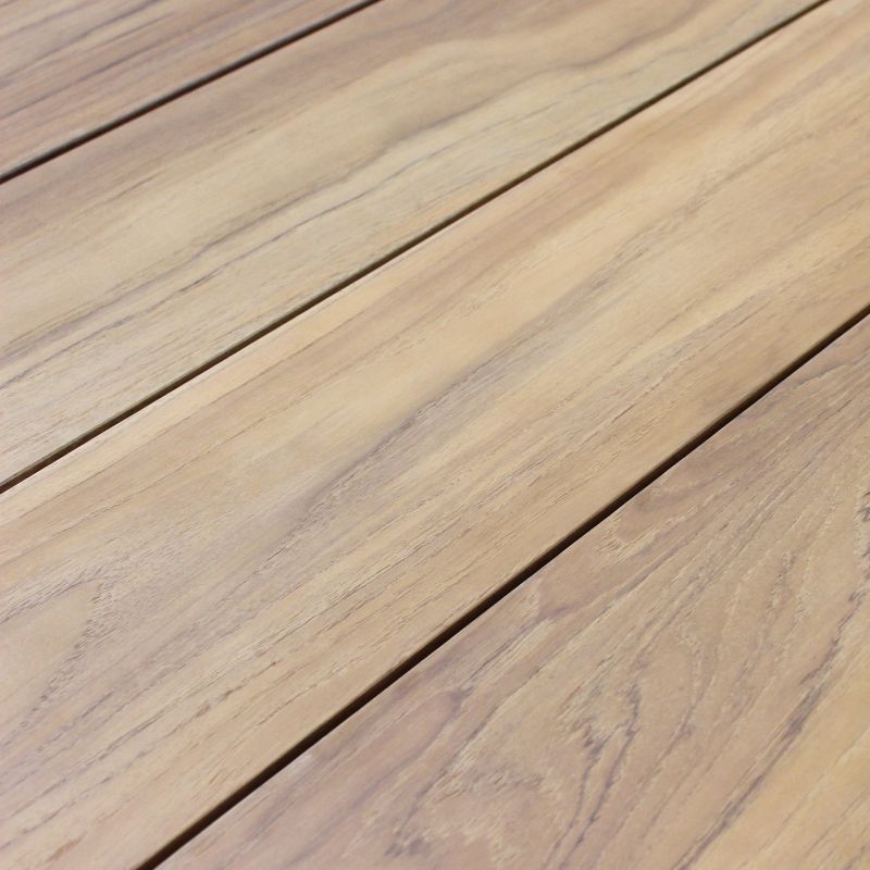 COPERNICO - struttura in alluminio verniciato bianco o antracite, piano in teak