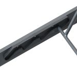 FANDANGO - lettino con struttura in alluminio verniciato bianca o antracite, textilene 2 x 1 