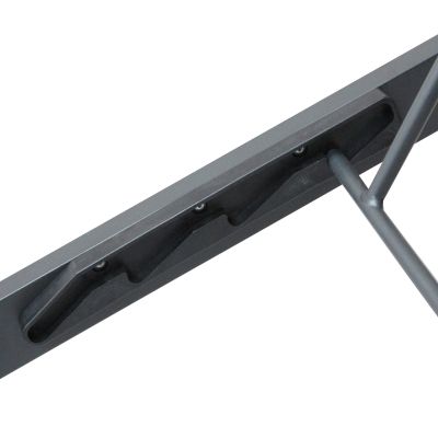 FANDANGO - lettino con struttura in alluminio verniciato bianca o antracite, textilene 2 x 1 