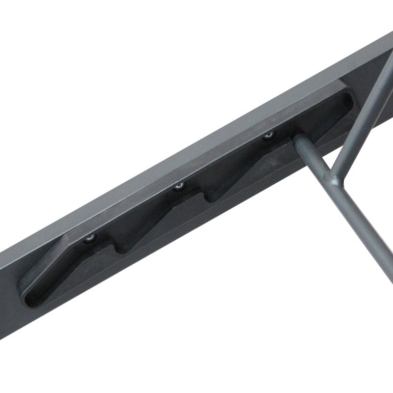 FANDANGO - lettino con struttura in alluminio verniciato bianca o antracite, textilene 2 x 1 