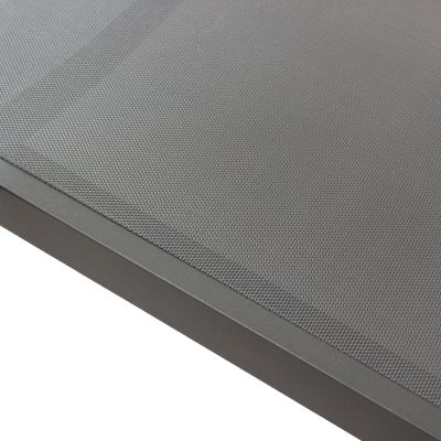 FANDANGO - lettino con struttura in alluminio verniciato bianca o antracite, textilene 2 x 1
