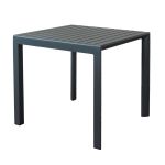 ALBEN - tavolo con struttura in alluminio 80 x 80
