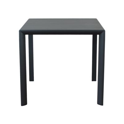 ALBEN - tavolo con struttura in alluminio 80 x 80