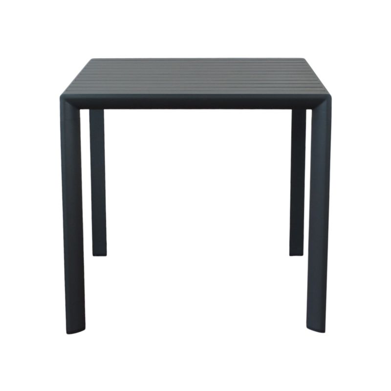 ALBEN - tavolo con struttura in alluminio 80 x 80