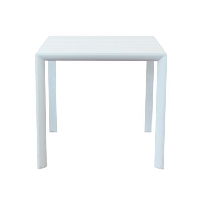 ALBEN - tavolo con struttura in alluminio 80 x 80