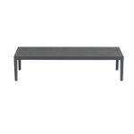 ESCONDIDO - salotto con struttura in alluminio antracite e corda in pvc, tavolino effetto pietra