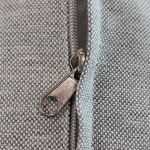 ESCONDIDO - salotto con struttura in alluminio antracite e corda in pvc, tavolino effetto pietra