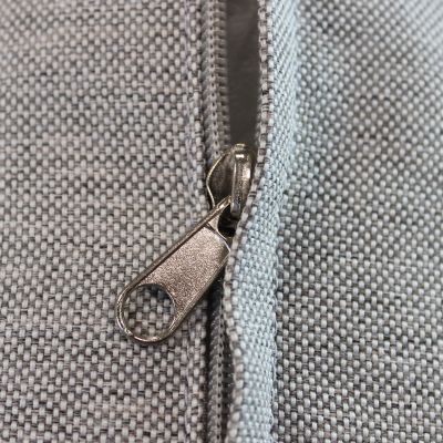 ESCONDIDO - salotto con struttura in alluminio antracite e corda in pvc, tavolino effetto pietra