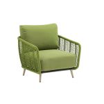 VERTIGO - salotto con struttura in alluminio verniciato blu o verde