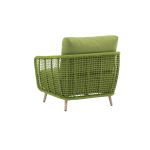 VERTIGO - salotto con struttura in alluminio verniciato blu o verde