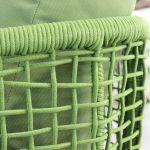 VERTIGO - salotto con struttura in alluminio verniciato blu o verde