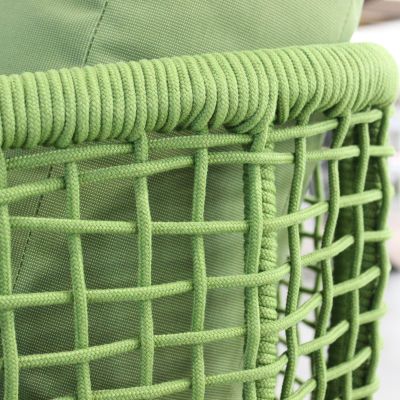 VERTIGO - salotto con struttura in alluminio verniciato blu o verde