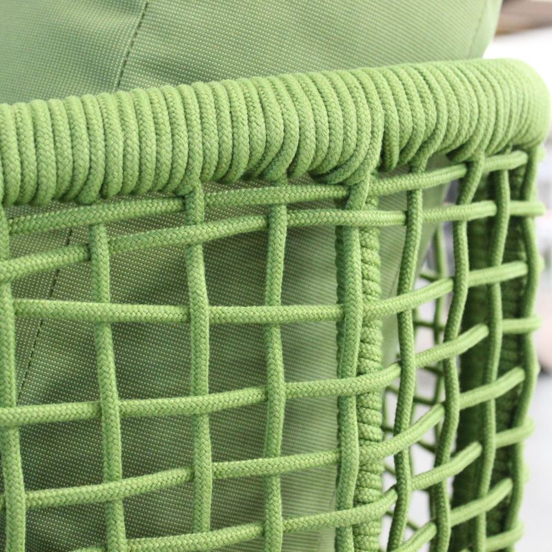 VERTIGO - salotto con struttura in alluminio verniciato blu o verde