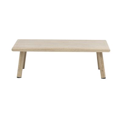 ENCANTO - salotto con struttura in alluminio verniciato effetto legno e cuscineria