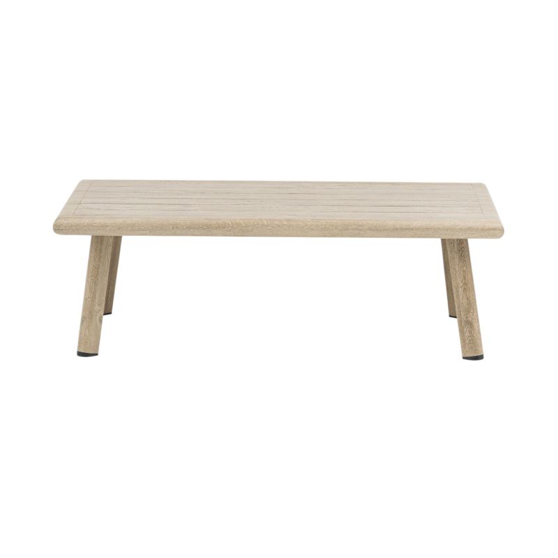 ENCANTO - salotto con struttura in alluminio verniciato effetto legno e cuscineria