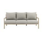 ENCANTO - salotto con struttura in alluminio verniciato effetto legno e cuscineria