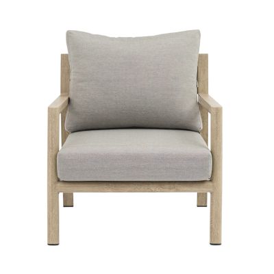 ENCANTO - salotto con struttura in alluminio verniciato effetto legno e cuscineria