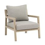 ENCANTO - salotto con struttura in alluminio verniciato effetto legno e cuscineria