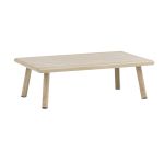 ENCANTO - salotto con struttura in alluminio verniciato effetto legno e cuscineria