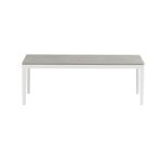 CASCADA - salotto outdoor con struttura in alluminio grigio chiaro, antracite o naturale