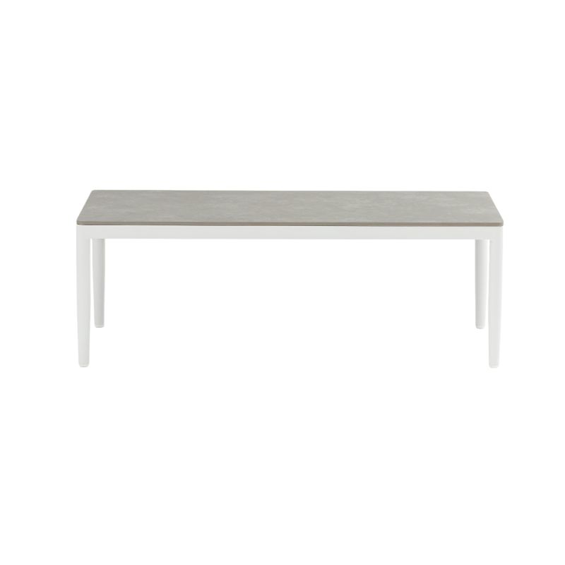 CASCADA - salotto outdoor con struttura in alluminio grigio chiaro, antracite o naturale