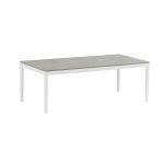 CASCADA - salotto outdoor con struttura in alluminio grigio chiaro, antracite o naturale