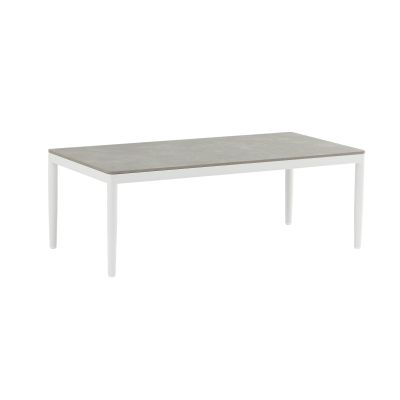 CASCADA - salotto outdoor con struttura in alluminio grigio chiaro, antracite o naturale