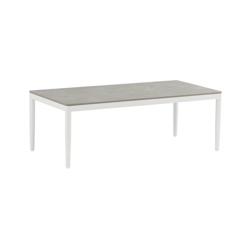 CASCADA - salotto outdoor con struttura in alluminio grigio chiaro, antracite o naturale
