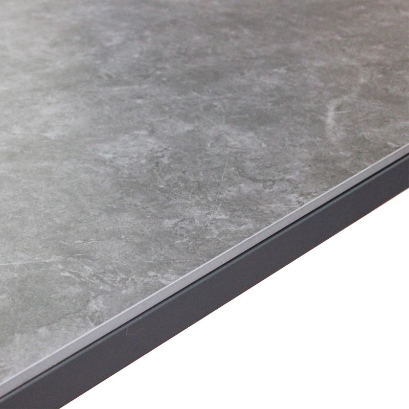 CASCADA - salotto outdoor con struttura in alluminio grigio chiaro, antracite o naturale