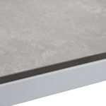 CASCADA - salotto outdoor con struttura in alluminio grigio chiaro, antracite o naturale