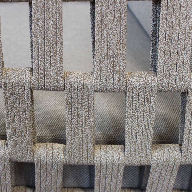 CASCADA - salotto outdoor con struttura in alluminio grigio chiaro, antracite o naturale